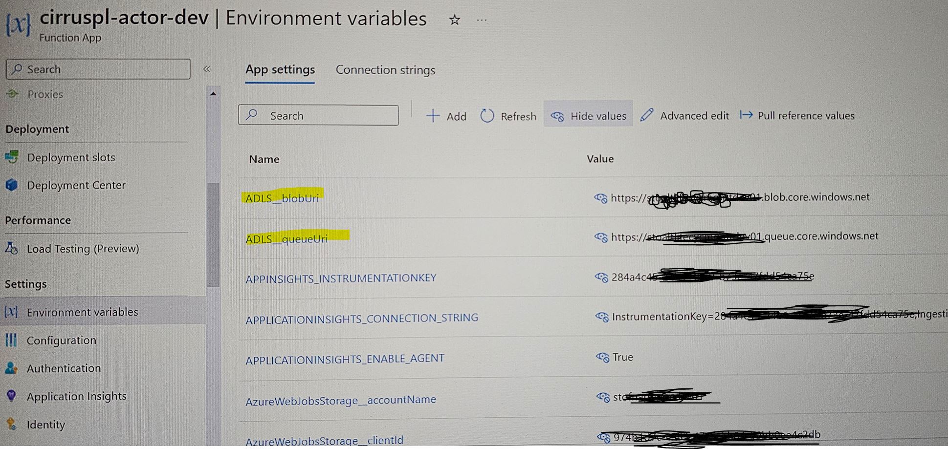 Env Variables