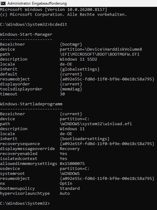 BCDEDIT Boot Sandisk Screenshot 2026-04-09 211044