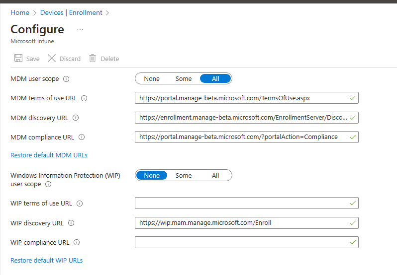 MECM co-management enrollment status error MENROLL_E_MDM_NOT_CONFIGURED ...