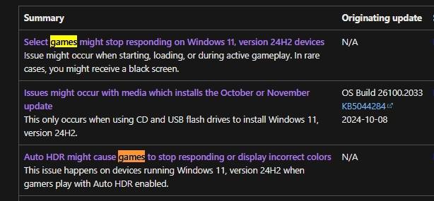 Windows 11 24H2 while gaming pc freezes only mouse moves and nothing ...