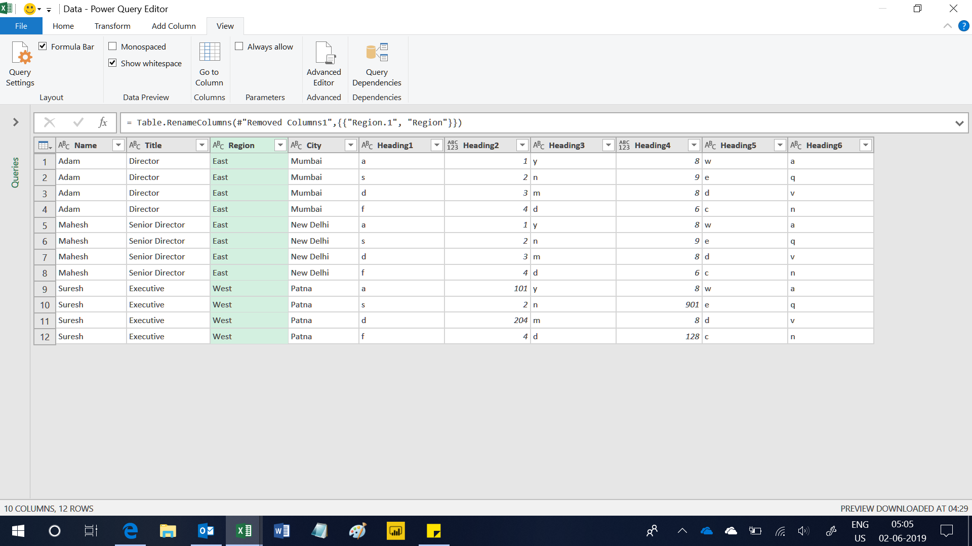 Power Pivot - How to combine multiple files with value fom a particular ...
