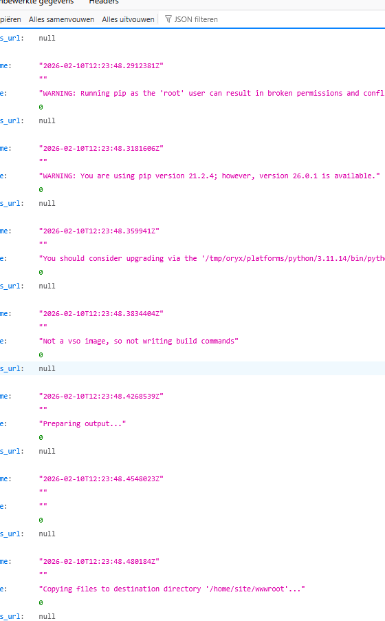 Deployment via visual studio code seems to go well, but the code is not ...