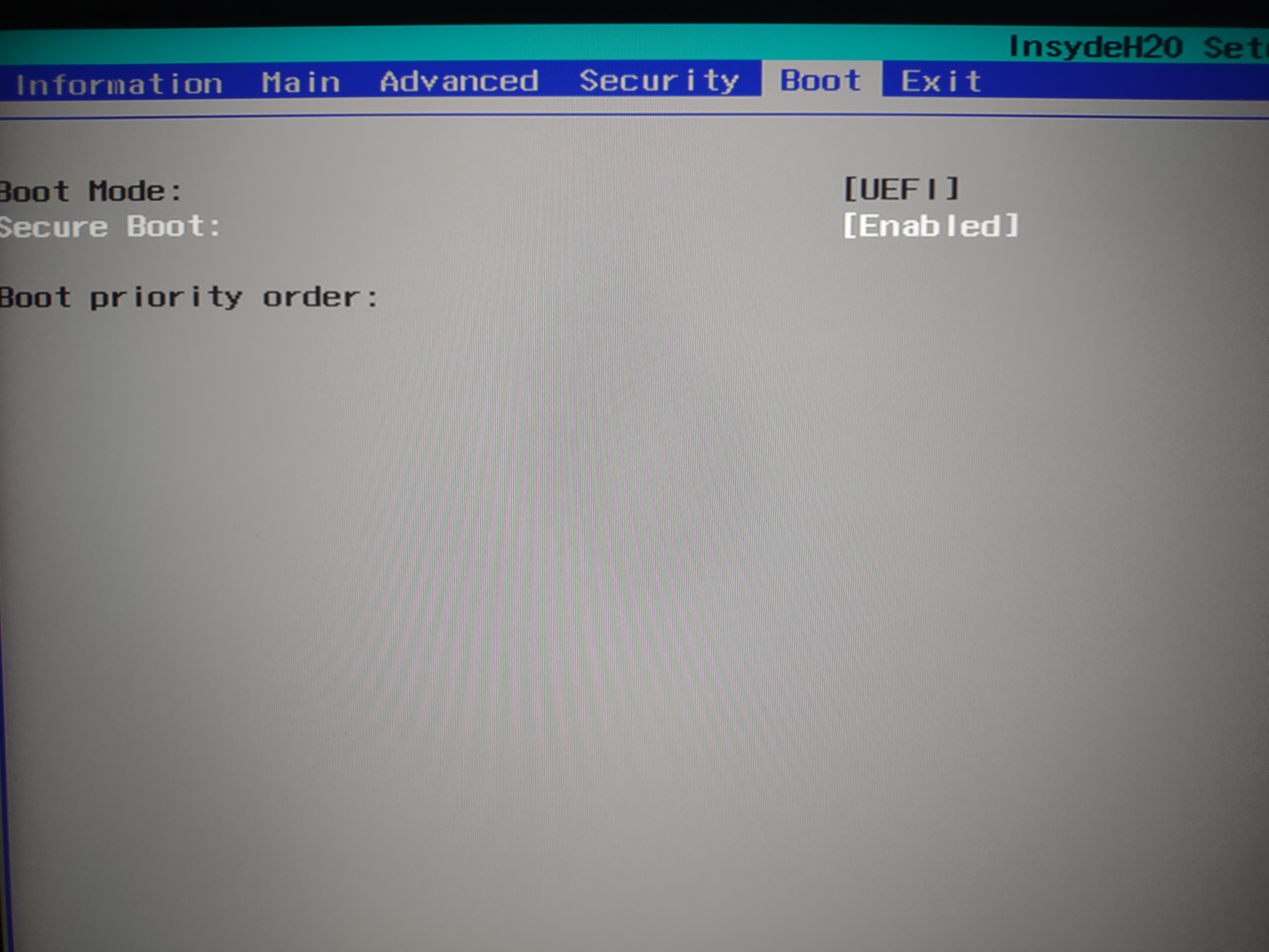 After onstalling Intel graphics driver windows remover meu boot option ...