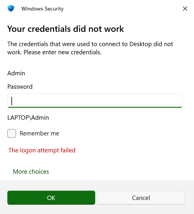 Remote Desktop has only worked once. - Microsoft Q&A