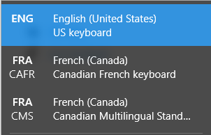 How to remove the Canadian Multilingual Standard Keyboard when adding a ...