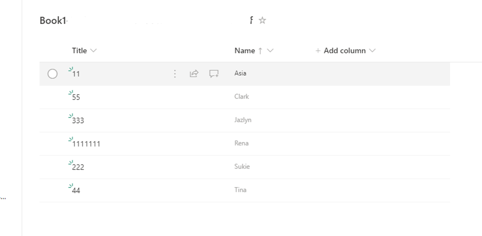 List in SharePoint - How to keep Alphabetical - Microsoft Q&A