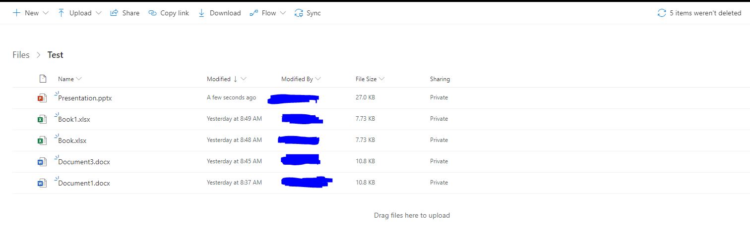 Cannot delete multiple files/folders in onedrive online - Microsoft Q&A