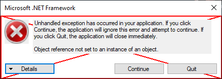 Microsoft .NET Framework Error UI Bug? - Microsoft Q&A