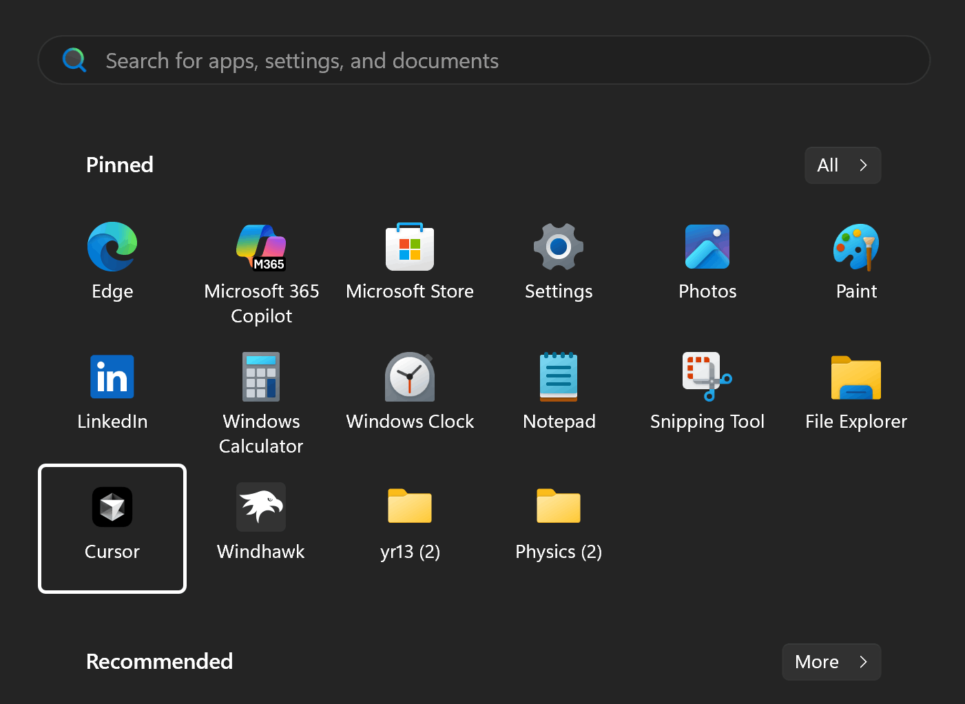 Window Start menu search broken, selects pinned app instead. Win+V and ...