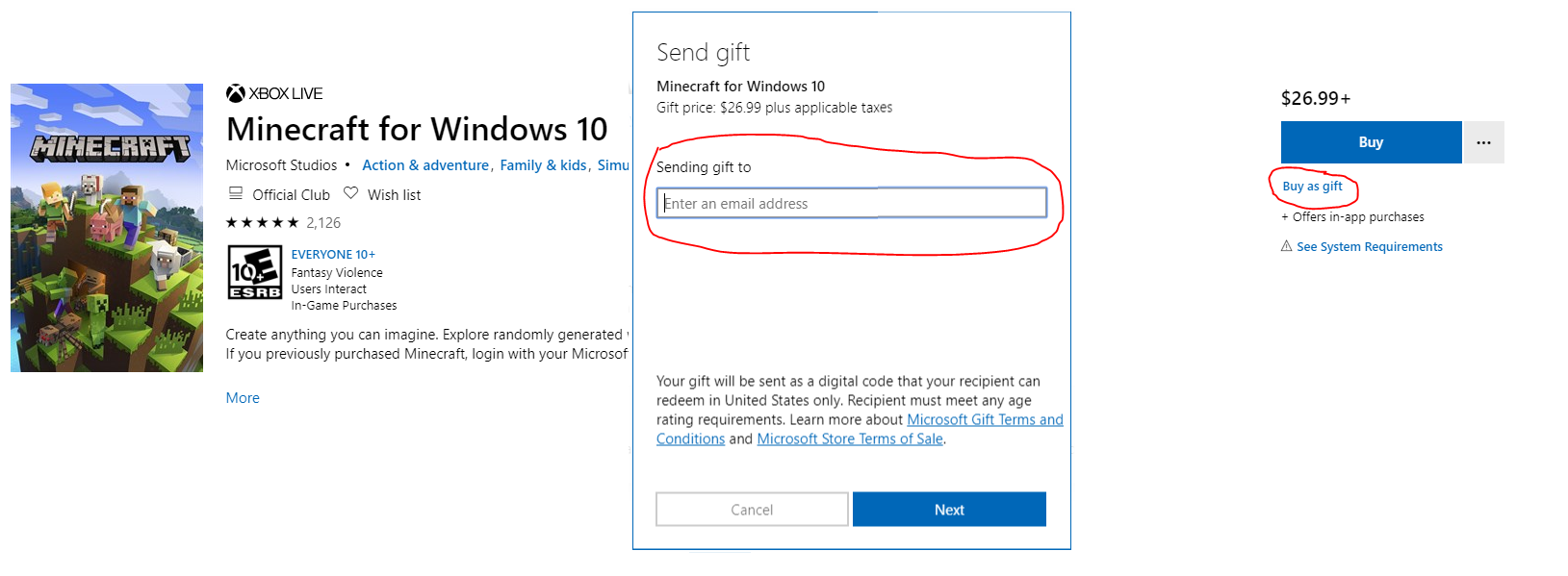 Minecraft for windows 10, but not available on other user accounts ...