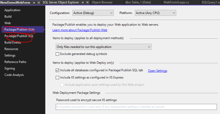 configure for target environment for publishing - Microsoft Q&A
