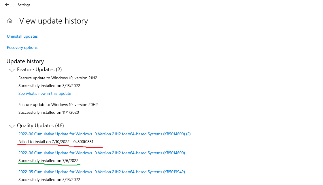Windows Update KB5014699 Issues - Microsoft Q&A