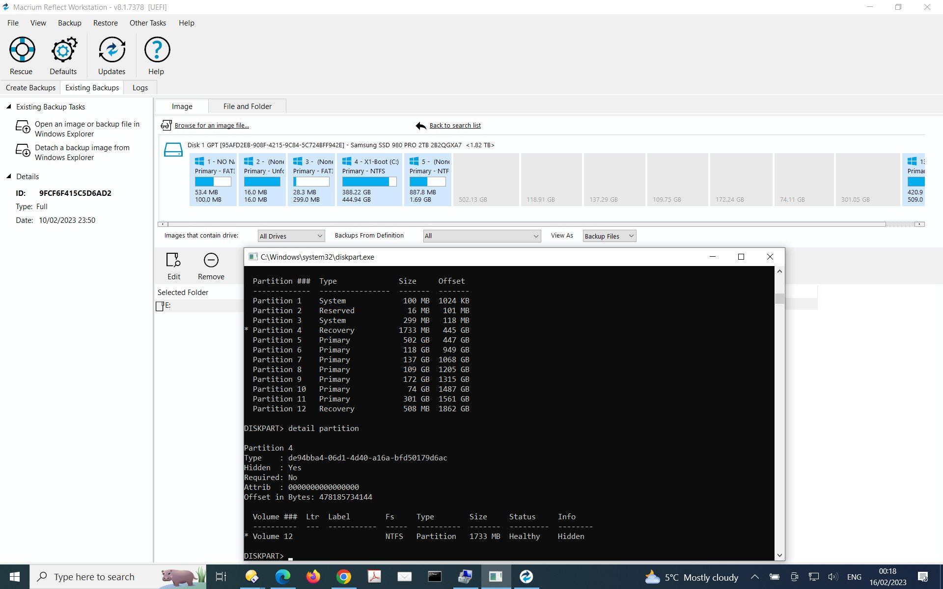 Disk crash made my C: drive invisible and messed up partition info ...