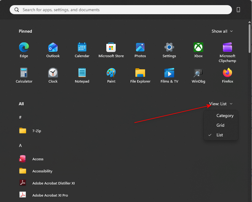 WHY DOESN'T CLICKING 'SHOW ALL' SHOW ALL THE APPS FROM START ...