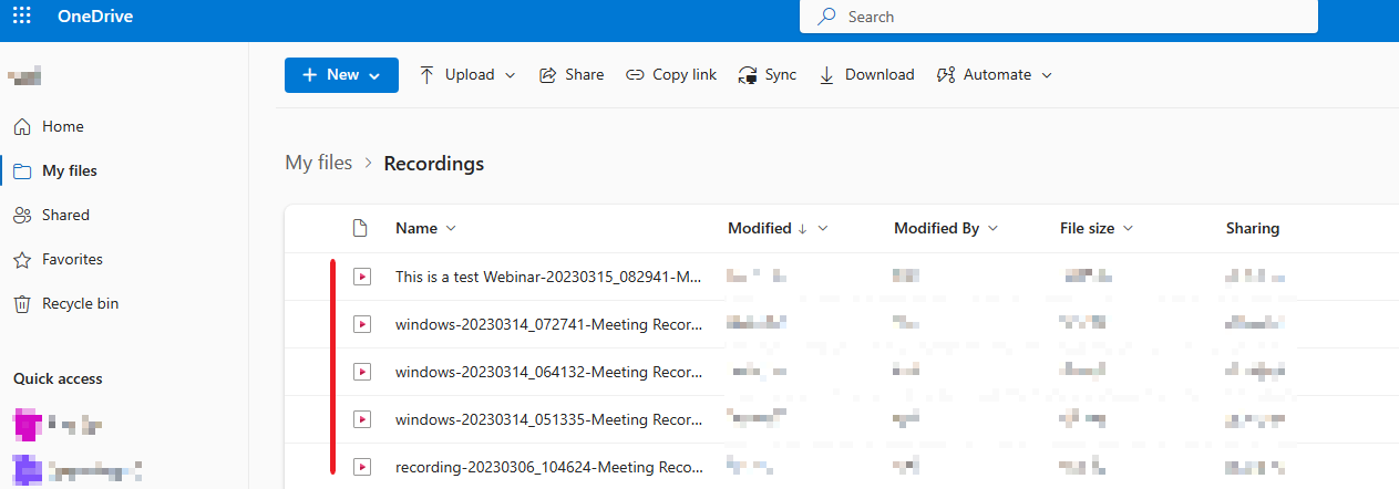 Accessing recordings of another v- - Microsoft Q&A