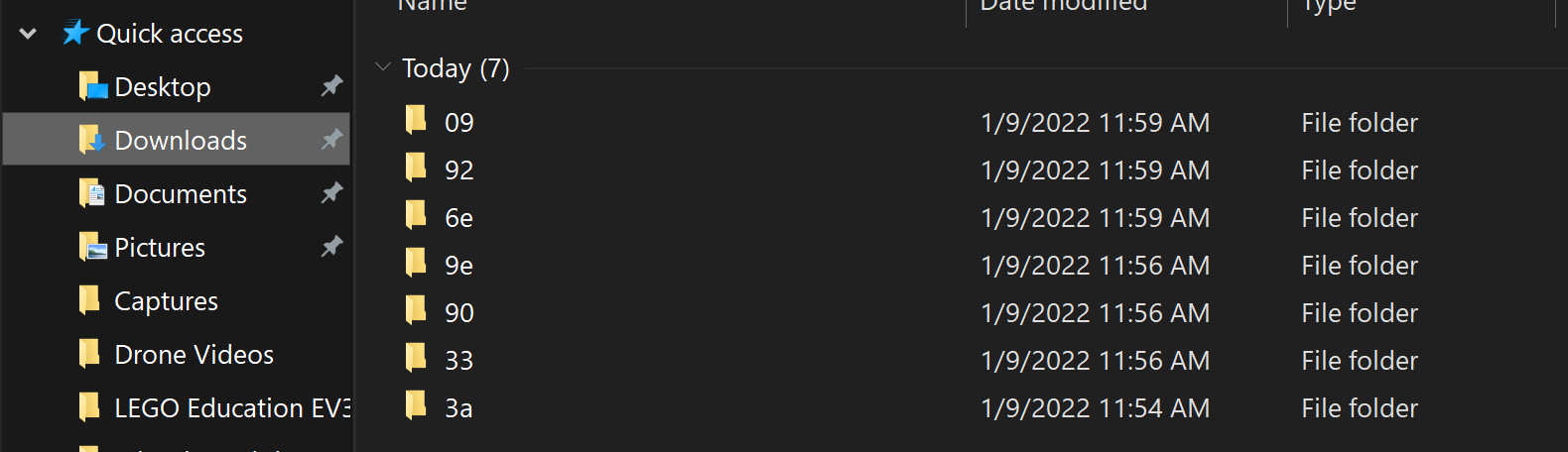 Weird files showing in my downloads folder. - Microsoft Q&A