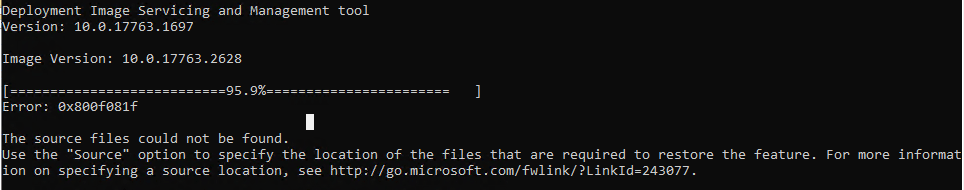 Cumulative Windows Update on Server 2019 fails - Microsoft Q&A