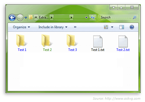 Why my folder is turn to blur color??? - Microsoft Q&A
