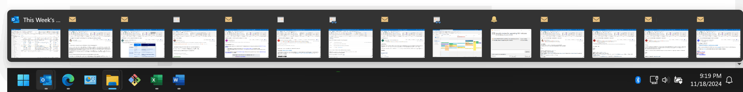 How do I quickly bring up all windows for an application in Windows 11 ...