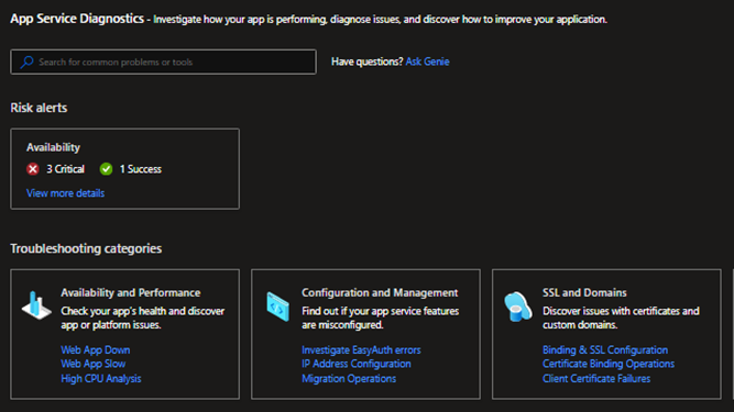 App Service with SSL certificate problem - Microsoft Q&A