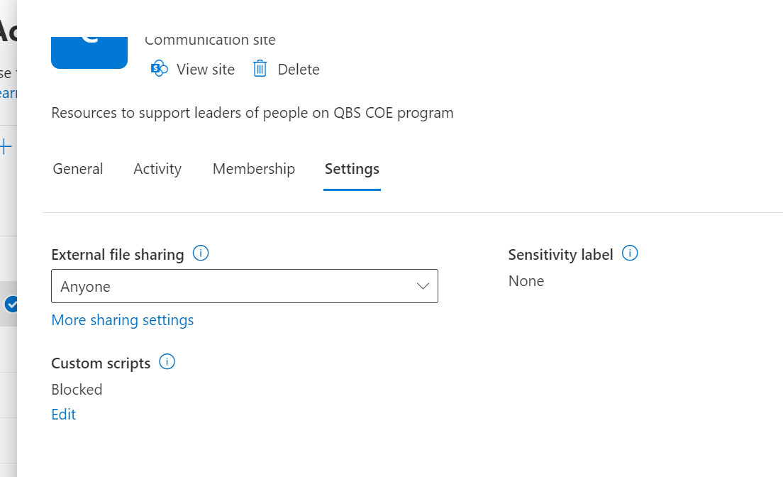 Unable to share SharePoint communication site with external users ...