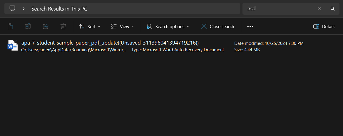 Word Document disappeared from my laptop overnight - Microsoft Q&A