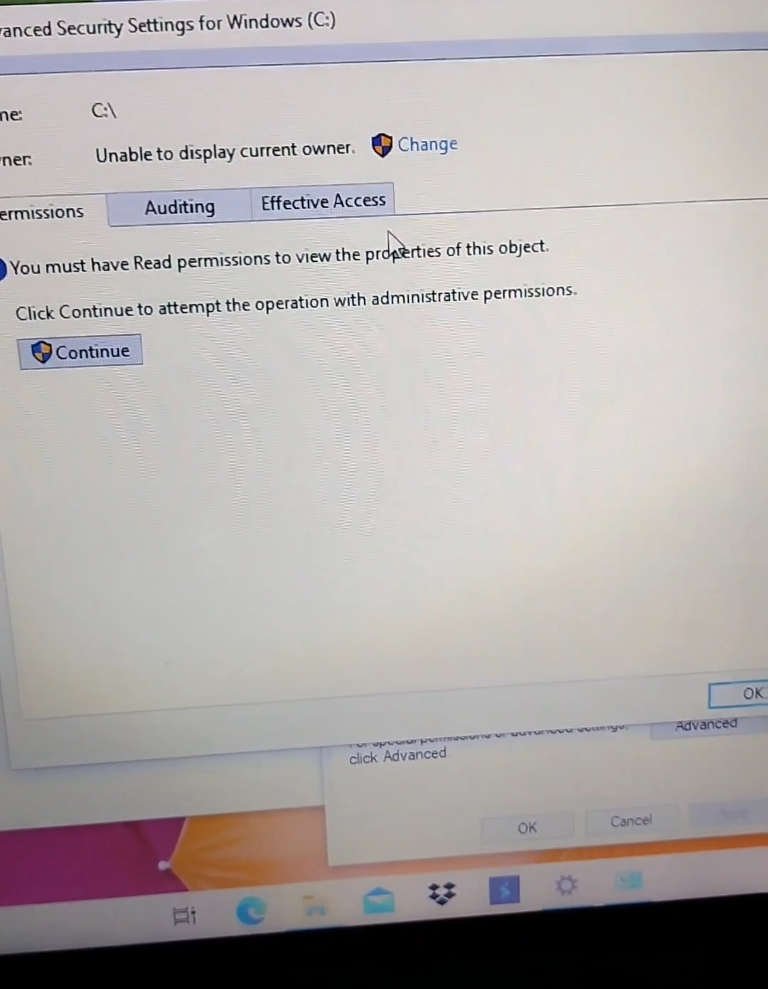 How to fix C:\ Is not accessible Access is denied - Microsoft Q&A