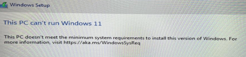 Windows 10 to 11: Errors with Every Method - Microsoft Q&A
