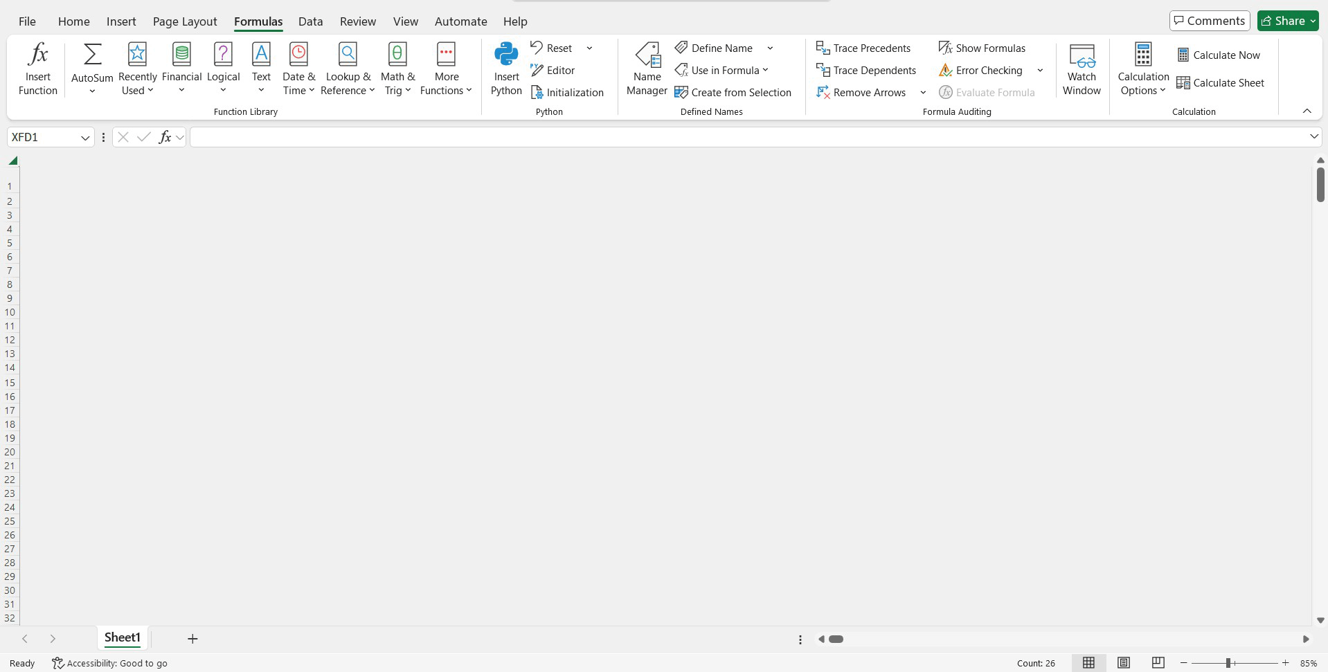 my sheet data suddenly disappear and showing only gray screen ...
