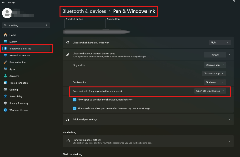 Stylus button not sure how it works... - Microsoft Q&A