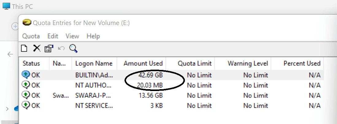 My free space of a drive suddenly decreased - Microsoft Q&A