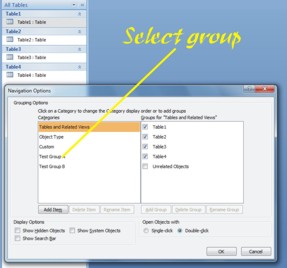 Modify group name in Access 2007 - Microsoft Q&A