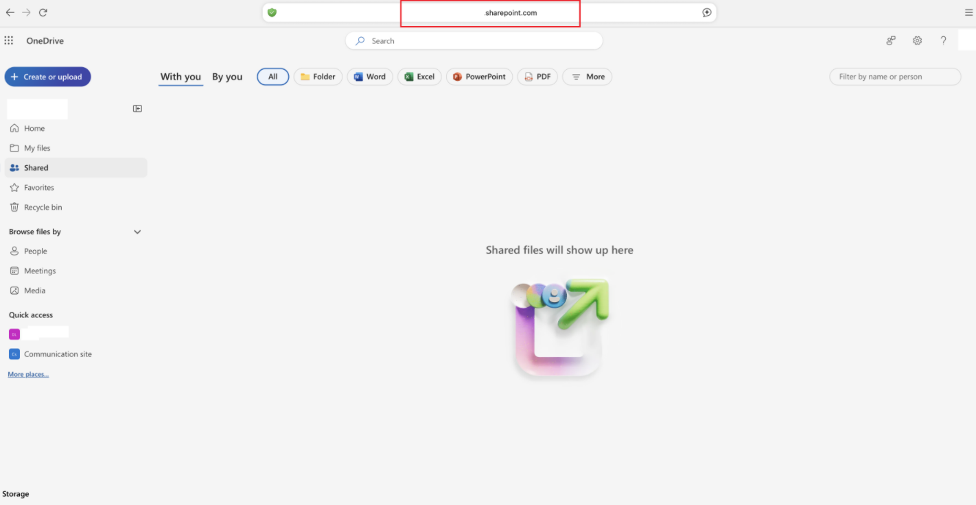 Shared Folders not showing up/log in issues with “something went wrong ...