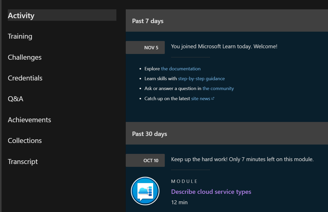 cannot find certifications in my profile - Microsoft Q&A