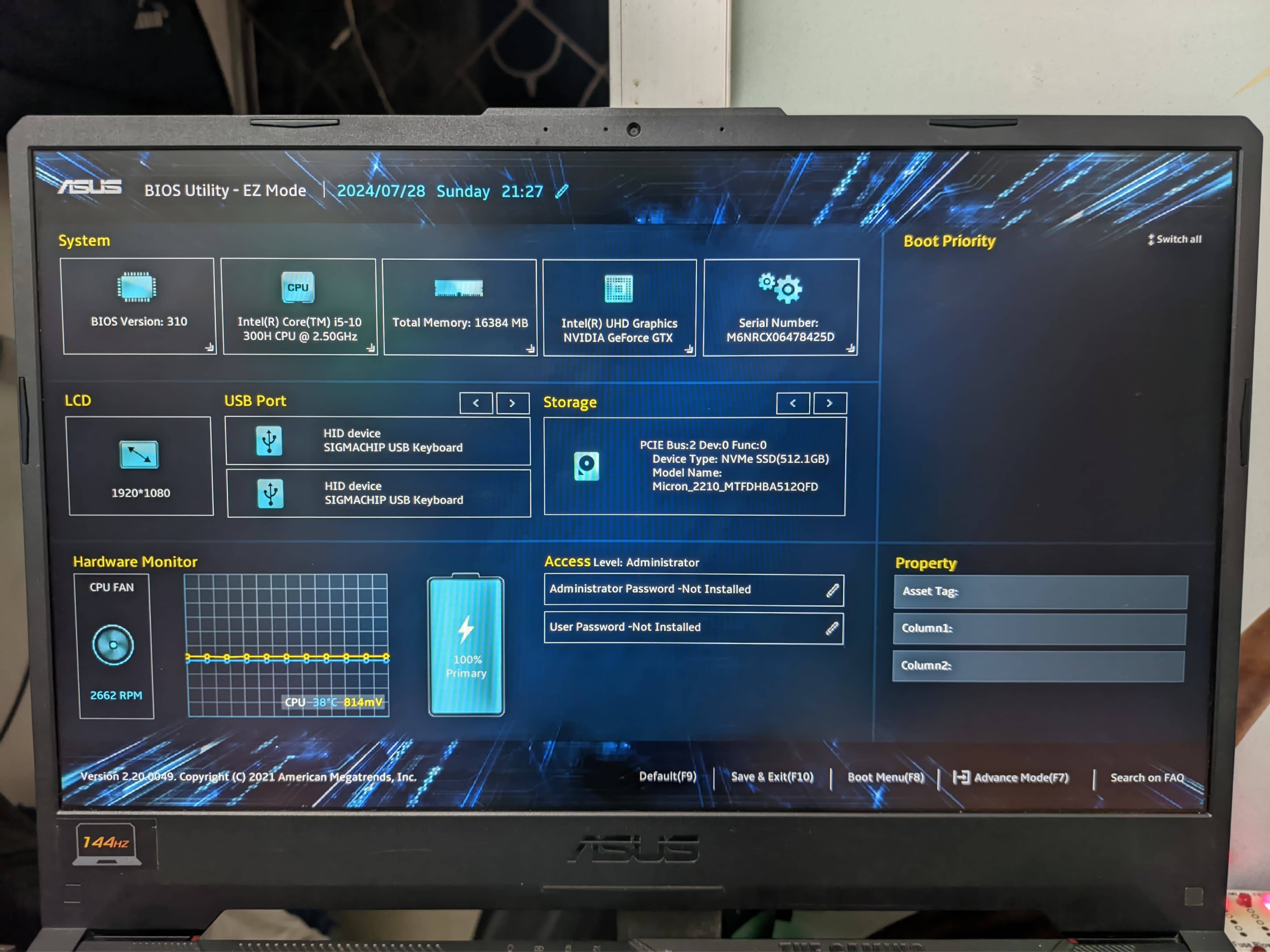 After resetting my system i have not find any bootable device in bios ...