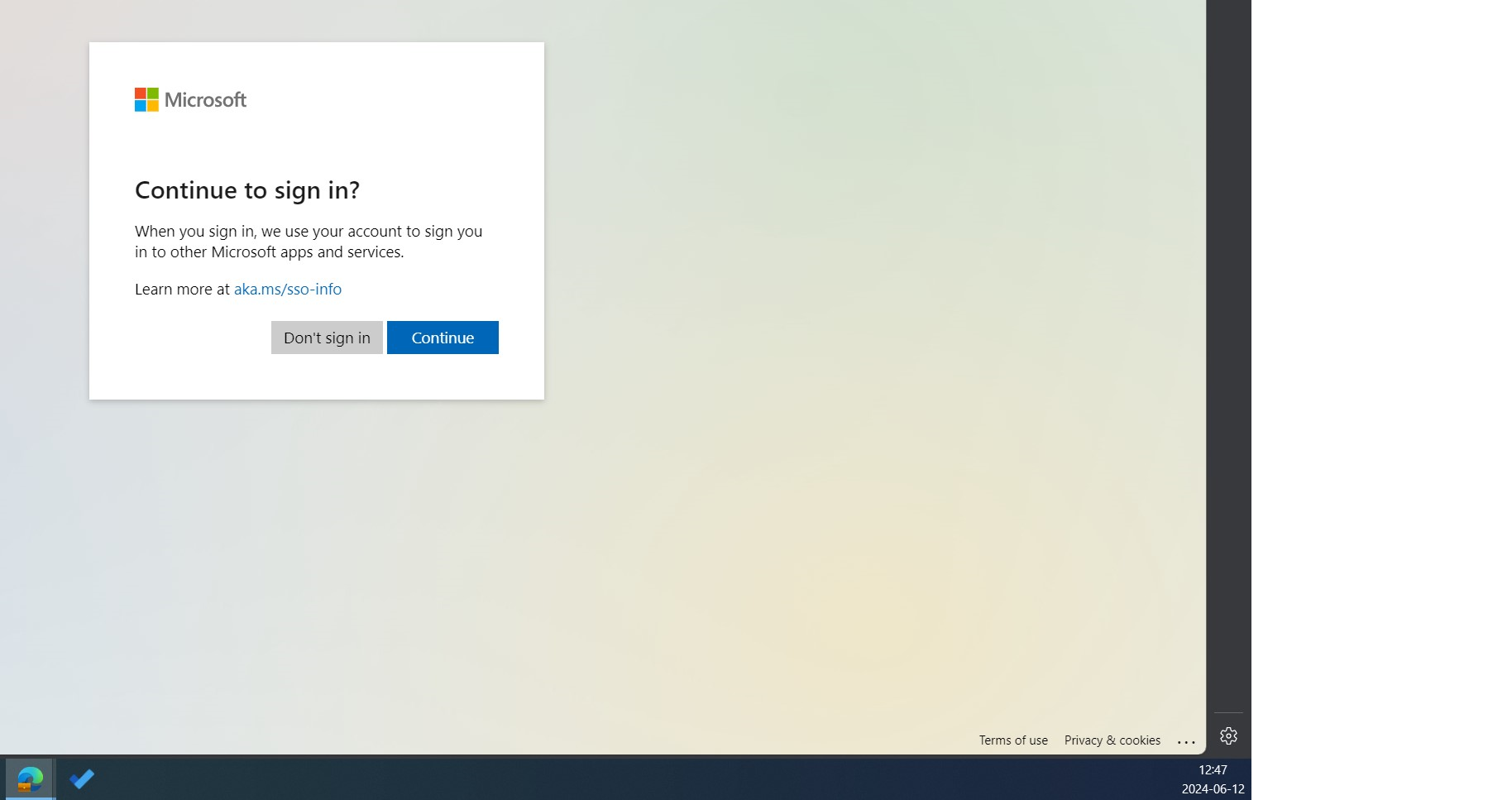 Signin error code 9002341 User is required to permit SSO Microsoft Q&A