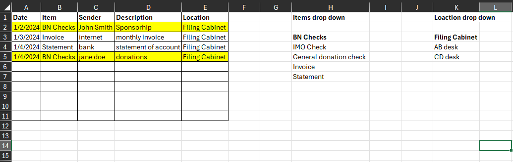 Is there a way to create a list on a new sheet showing a specific ...