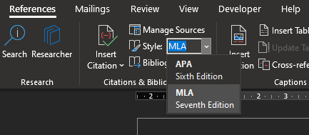 MS Word 2021 Reference Styles missing? - Microsoft Q&A