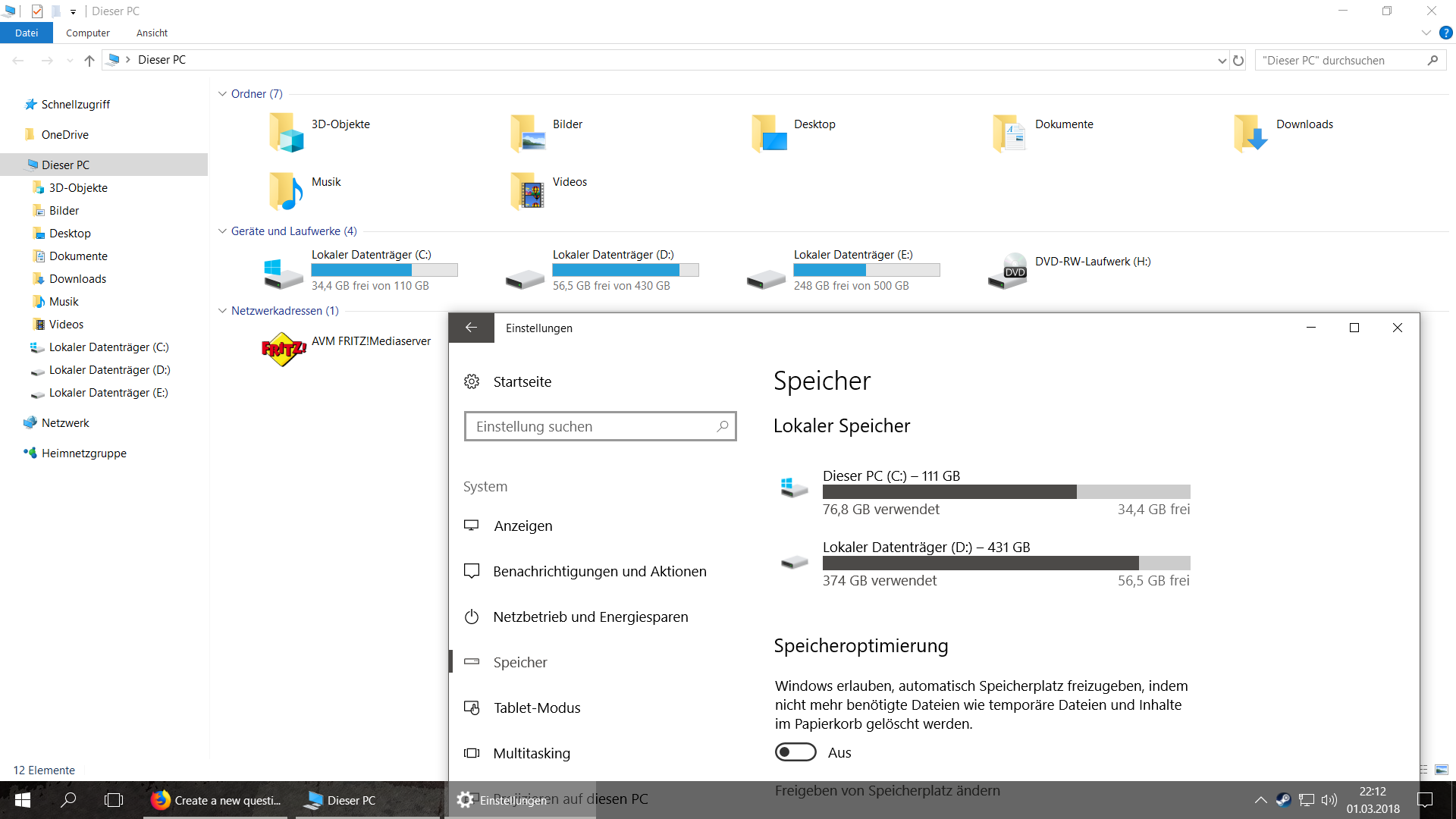 Microsoft Store won't show local drive 