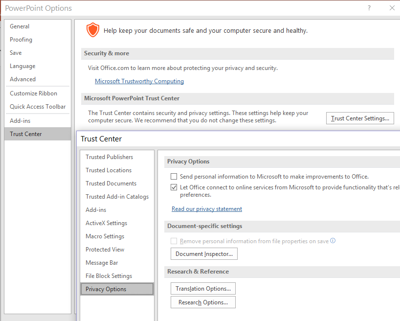 Disable Hyperlink Warning - OneNote - Microsoft Q&A