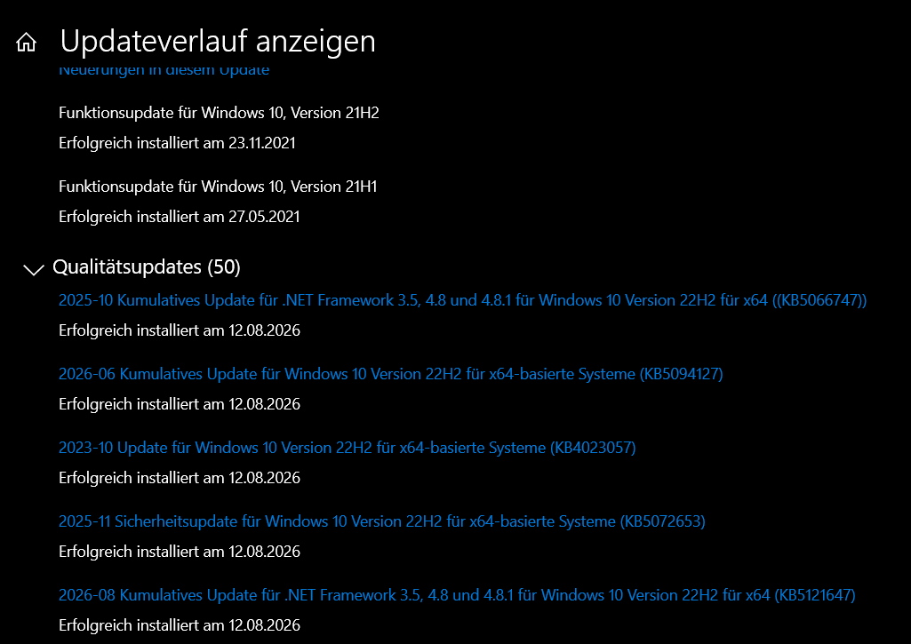 updates August 2026