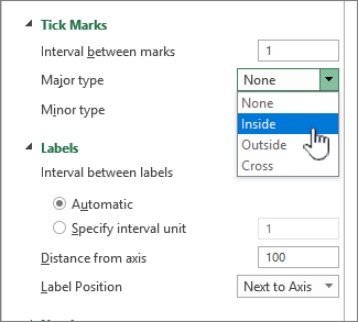 interval between labels option unavailable - Microsoft Q&A