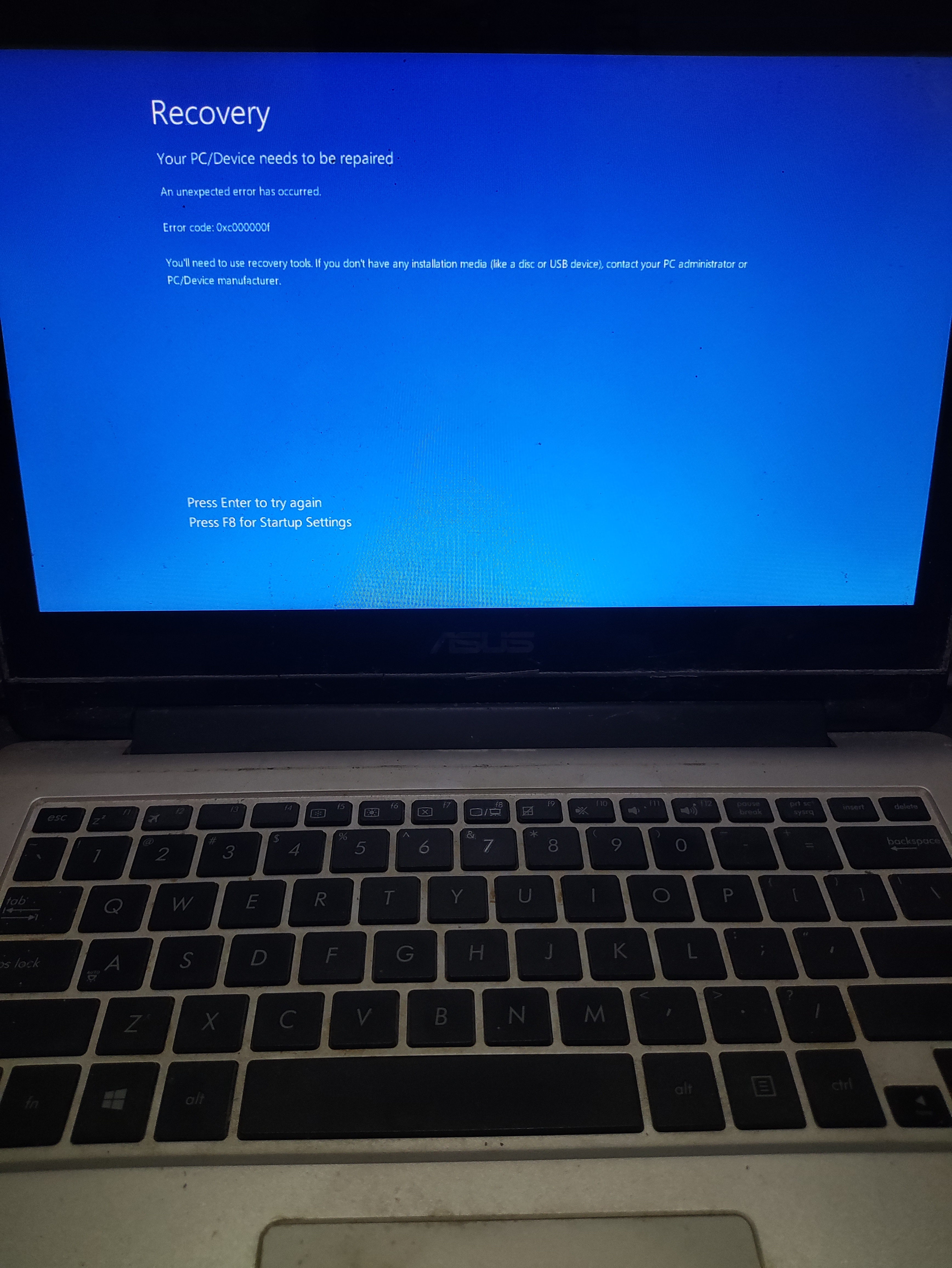 Can I shut down my laptop when it's having error code? - Microsoft Q&A