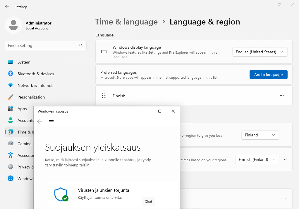 Windows 11 ENG autounattend.xml and Windows Security in wrong Language ...