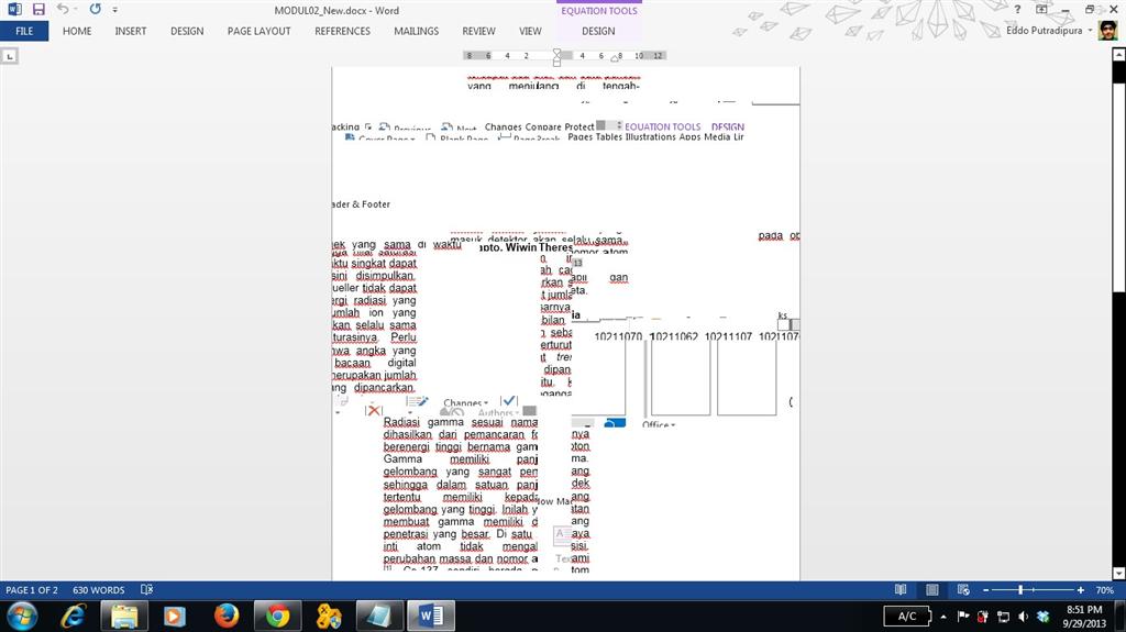 Word 2013 appearance messed-up - Microsoft Q&A