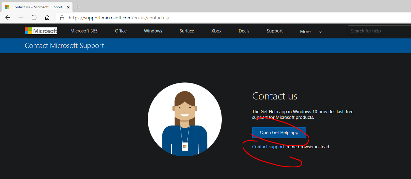 Email Microsoft support about Hotmail - Microsoft Q&A