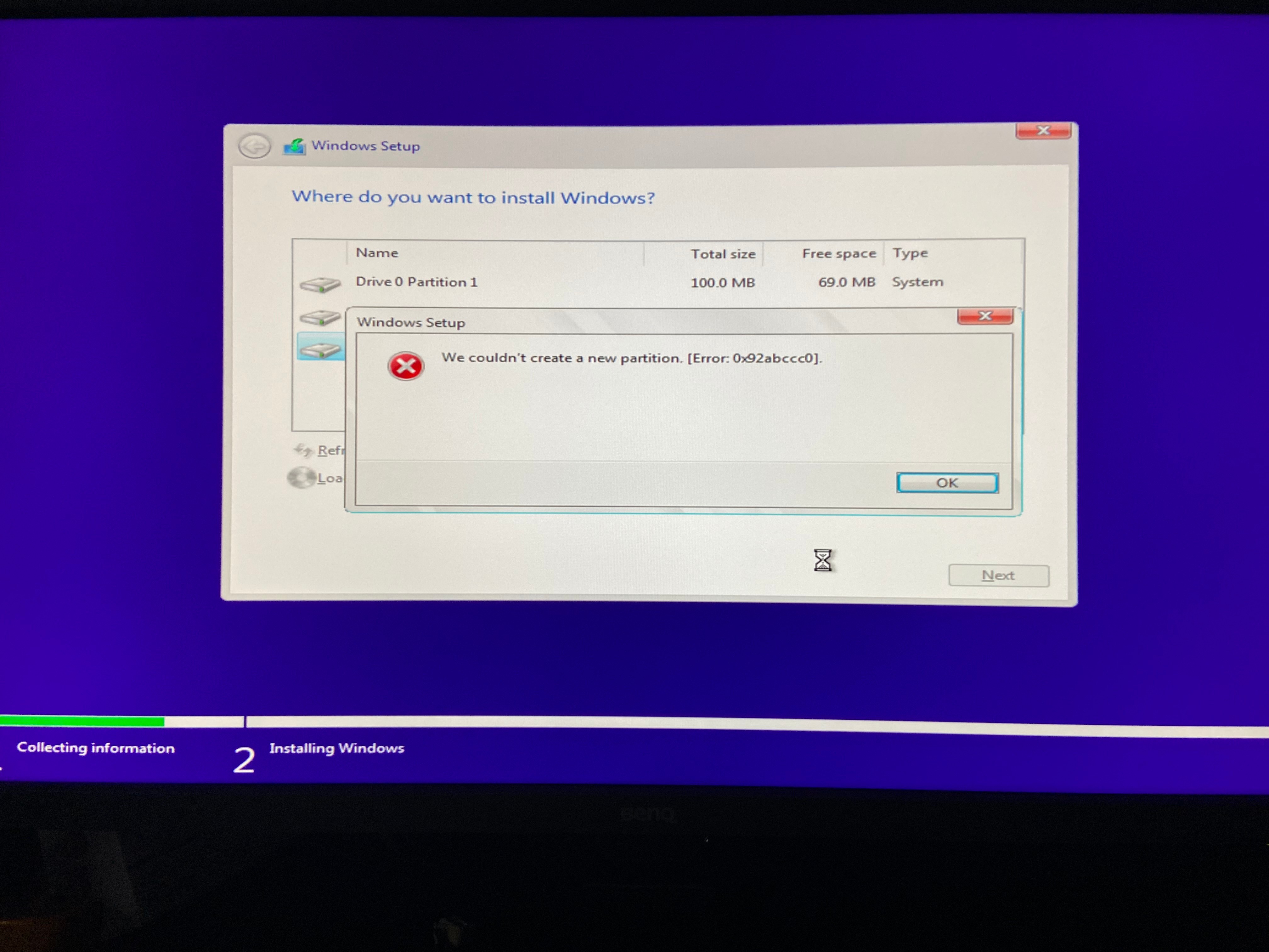 Problems with Windows and Volumes - Microsoft Q&A