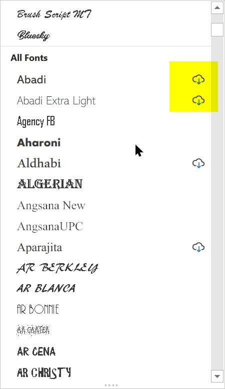 New Microsoft fonts, how to share them with older versions of Office ...