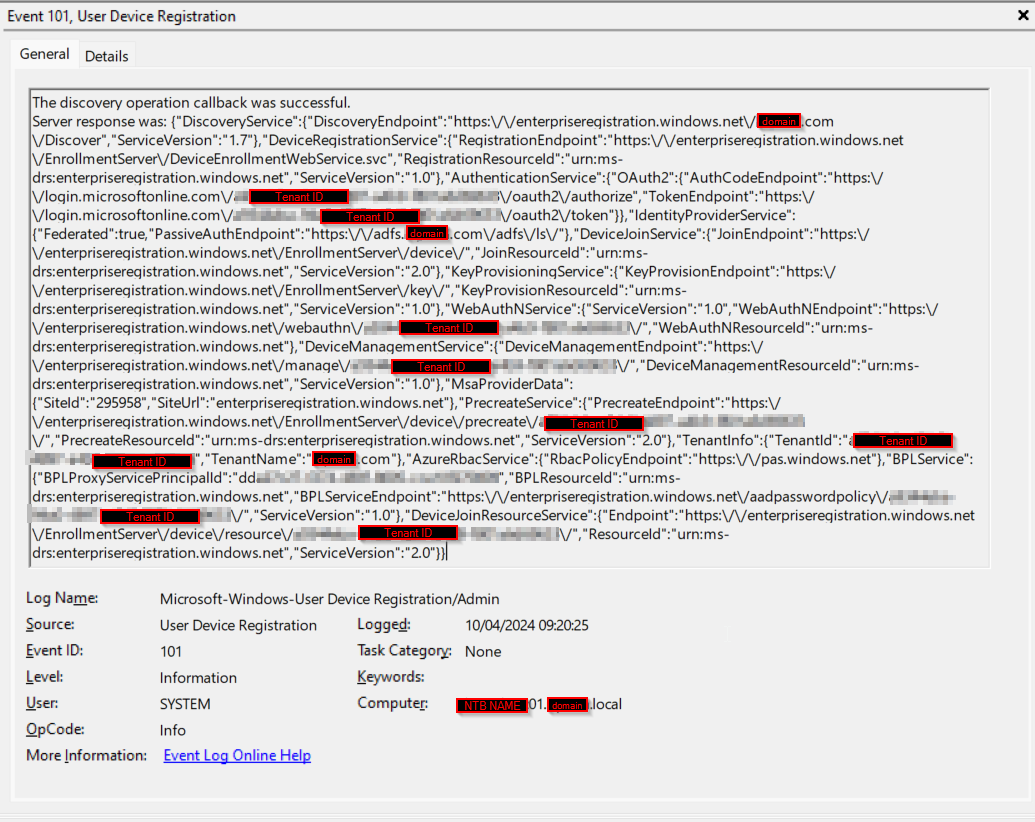 Entra Hybrid join error - Microsoft Q&A
