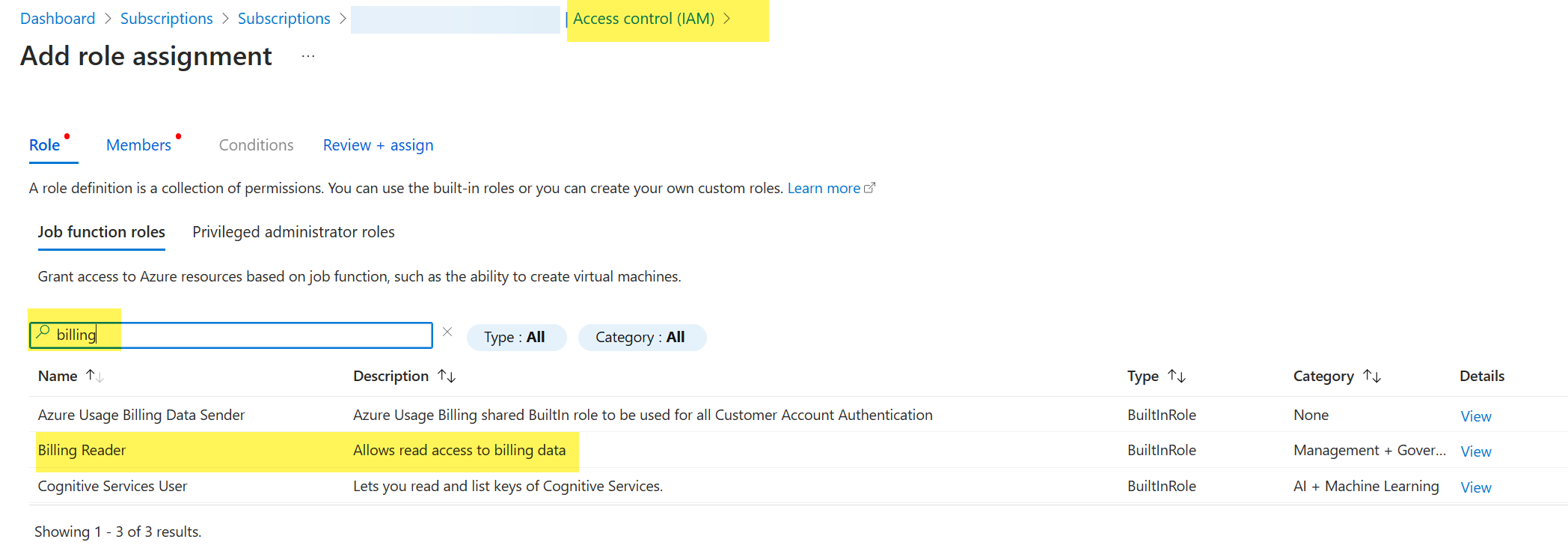 Query on Billing - Microsoft Q&A